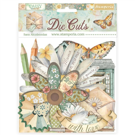 Stamperia Daisy Art Die Cuts 40pz
