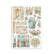 Stamperia Daisy Art A5 Washi Pad 8pz
