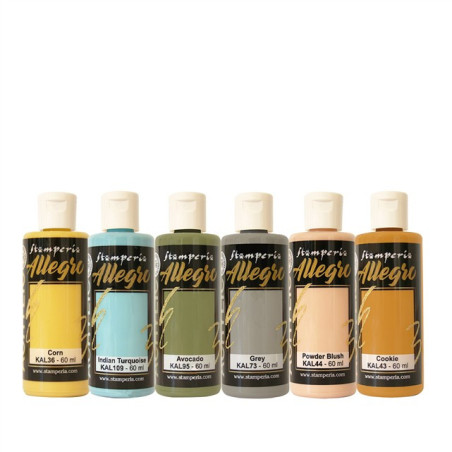 Stamperia Daisy Art Allegro Paint Kit