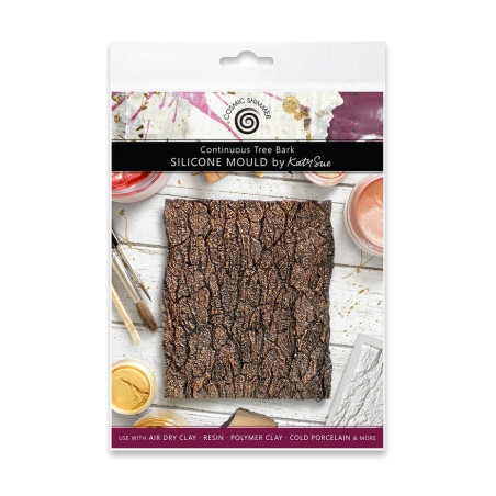 Cosmic Shimmer Silicone Mould Continuous Tree Bark by Katy Sue