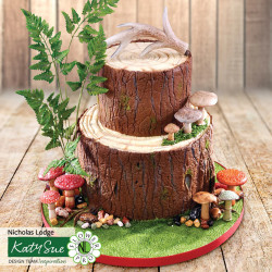 Cosmic Shimmer Silicone Mould Continuous Tree Bark by Katy Sue