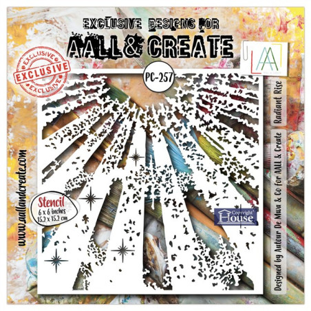 AALL & Create Stencil 257 Radiant Rise