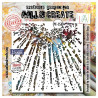 AALL & Create Stencil 258 Starfall Rays