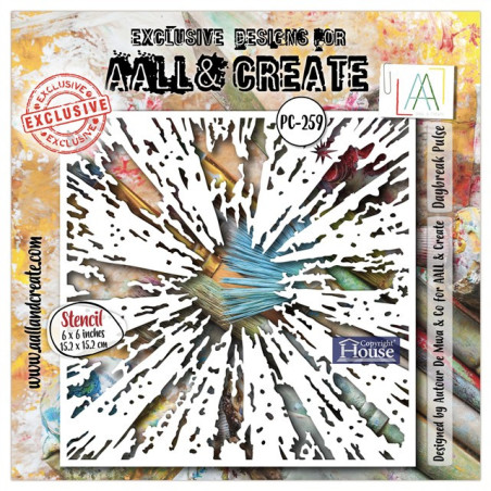 AALL & Create Stencil 259 Daybreak Pulse