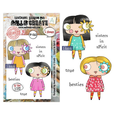 AALL & Create Stamp Set A7 1363 Sisters In Spirit