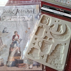 Stamperia Secret Diary Silicon Mould A5