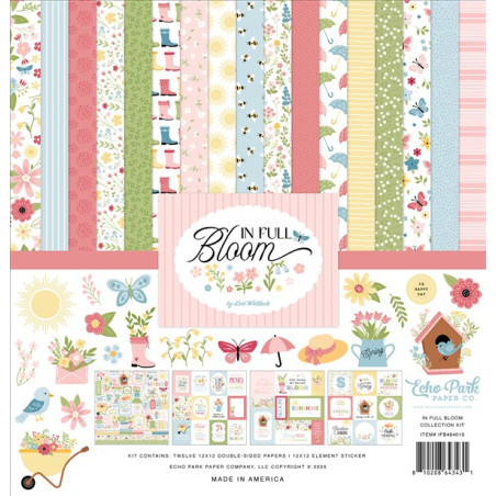 Echo Park In Full Bloom Collection Kit 30x30cm