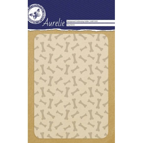 Aurelie Dog Bones Background Embossing Folder