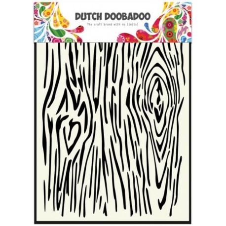 Dutch DooBaDoo Stencil Mask Art Woodgrain