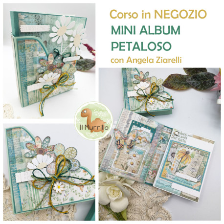 CORSO in NEGOZIO - Mini Album “Petaloso” con contenitore
