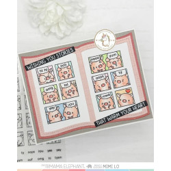 Mama Elephant LIL PIGGIE DOCKET Clear Stamp