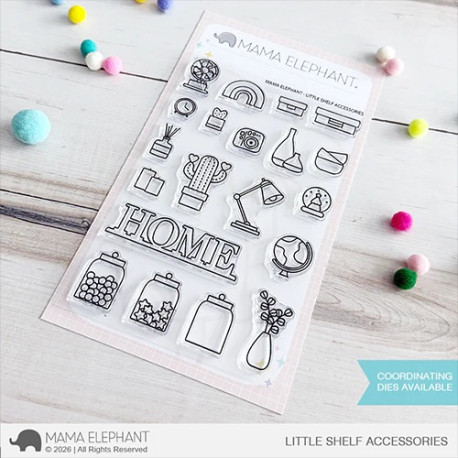 Mama Elephant LITTLE SHELF ACCESSORIES Clear Stamp