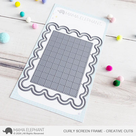 Mama Elephant Curly Screen Frame CREATIVE CUTS
