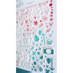 Dunaon Puffy Stickers Vivela Otra Vez