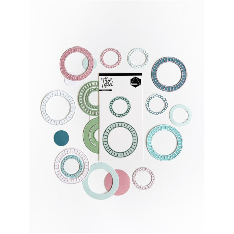 DUNAON Fustella Cornici Rotonde VIVELA OTRA VEZ