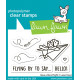 LAWN FAWN Have a Mice Flight Clear Stamps
