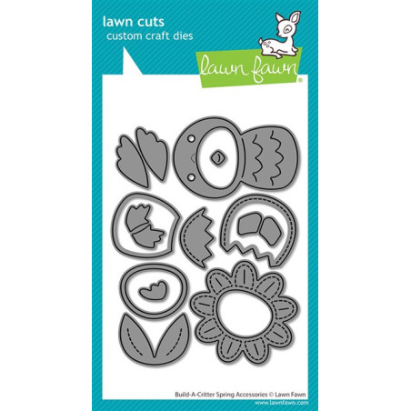 LAWN FAWN Build-A-Critter Spring Accessories Lawn Cuts Dies