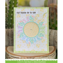 LAWN FAWN  Magic Iris Butterfly Wreath Add-On Dies