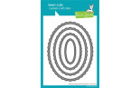 LAWN FAWN Stitched Scalloped Oval Stackables Dies