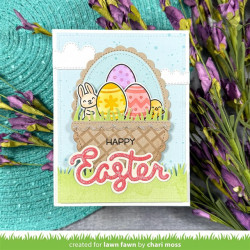 LAWN FAWN Stitched Scalloped Oval Stackables Dies