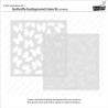 Lawn Clippings Butterfly Background Stencils