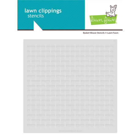 Lawn Clippings Basket Weave Stencils