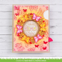 Lawn Clippings Basket Weave Stencils