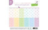 LAWN FAWN Blissful Blossoms Petite Paper Pack 15x15m