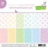 LAWN FAWN Blissful Blossoms Petite Paper Pack 15x15m