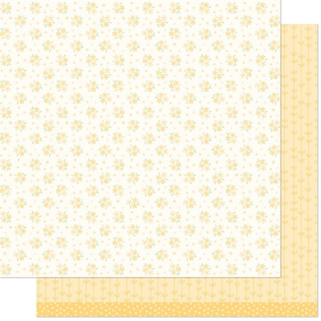 LAWN FAWN  Blissful Blossoms - Marigold Double-Sided Cardstock 30x30cm