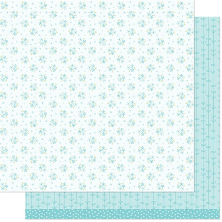 LAWN FAWN  Blissful Blossoms - Amaryllis Double-Sided Cardstock 30x30cm