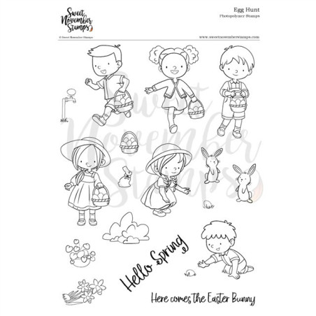 Sweet November Stamps Egg Hunt