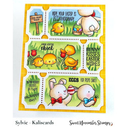 Sweet November Stamps Postage Pals: Hoppy Easter