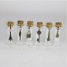 2 Mini Glass Bottles