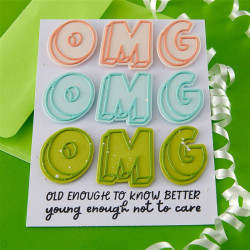 Spellbinders Aged to Perfection Etched Dies OMG