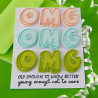 Spellbinders Aged to Perfection Etched Dies OMG