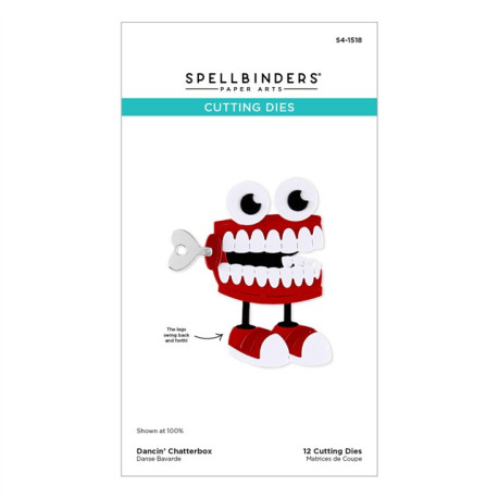 Spellbinders Aged to Perfection Etched Dies Dancin' Chatterbox