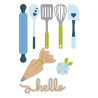 Spellbinders Make It & Bake It Etched Dies Fluff, Frost & Roll
