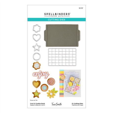Spellbinders Make It & Bake It Etched Dies Cool It Cookie Rack