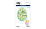 Spellbinders Happy Spring Etched Dies In Bloom Egg