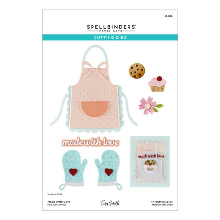 Spellbinders Make It & Bake It Etched Dies Made With Love