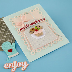 Spellbinders Make It & Bake It Etched Dies Made With Love