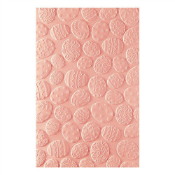 Spellbinders Happy Spring 3D Embossing Folder Ornate Eggs