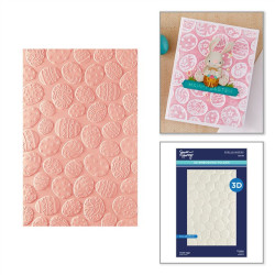 Spellbinders Happy Spring 3D Embossing Folder Ornate Eggs