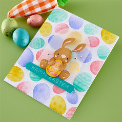 Spellbinders Happy Spring Stencils Layered Ornate Eggs