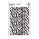 A4 Embossing Folder - Zebra Print