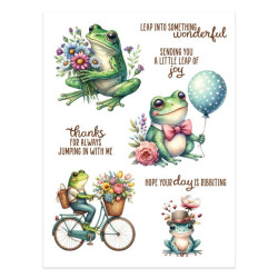 Spellbinders Simply Made 2.0 Little Leaps Rub-On Sheets 2fogli