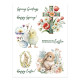 Spellbinders Simply Made 2.0 Spring Blessings Rub-On Sheets 2fogli
