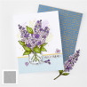Hero Arts Spring Meadow Cling Stamp Birdsong Script