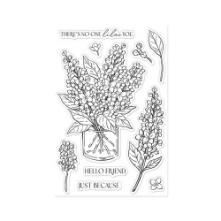 Hero Arts Spring Meadow Clear Stamp Set No One Lilac You